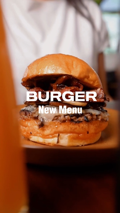 Hambúrguer novo menu