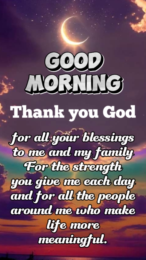 Thank you God