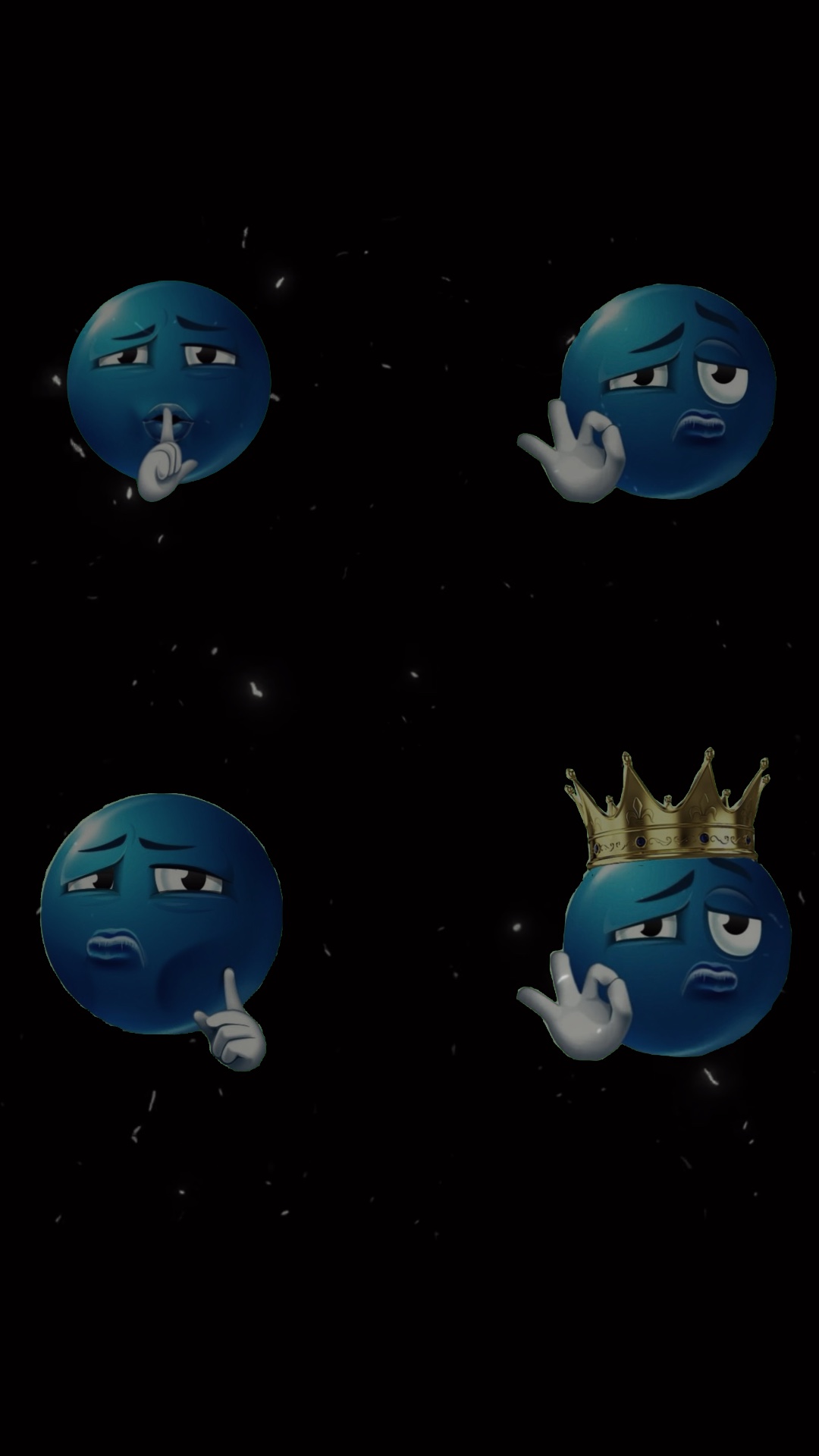 Mavi emoji trendi