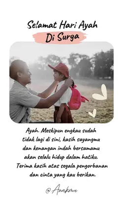 Untuk ayah di surga