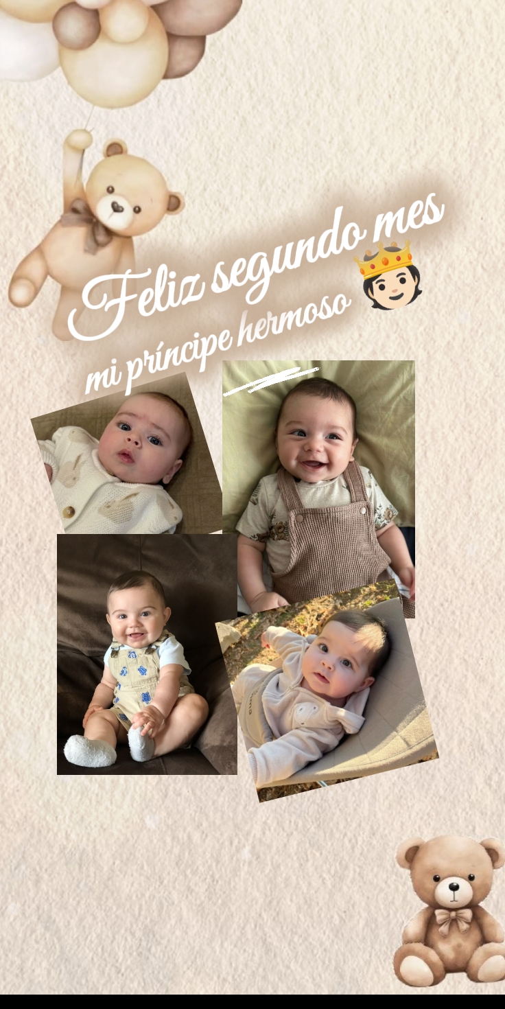Felices 2 meses bebé