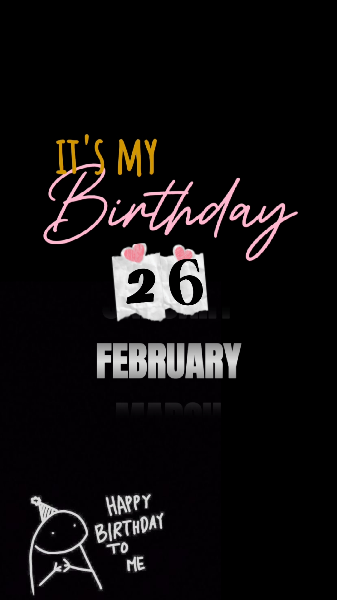 Cumpleaños 26 DE FEBRERO