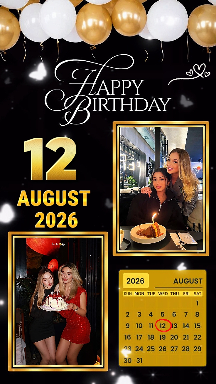 Hbd 12 de agosto 