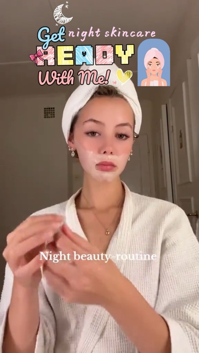 Cuidado de la piel nocturno de GRWM 