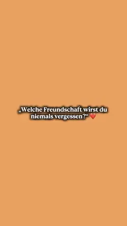 Welche Freundschaft