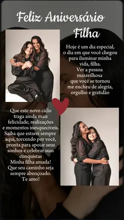 Parabéns Filha