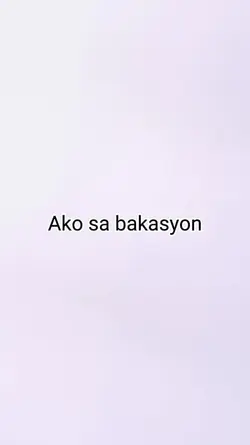 Ako sa bakasyon 