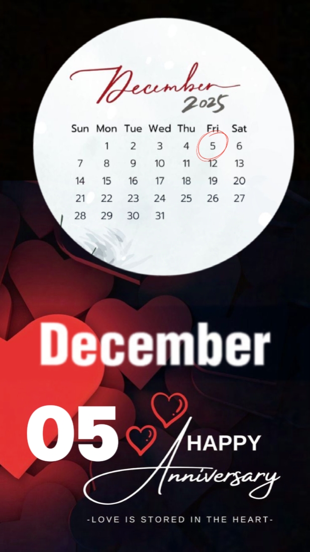 Anniv 05 de diciembre