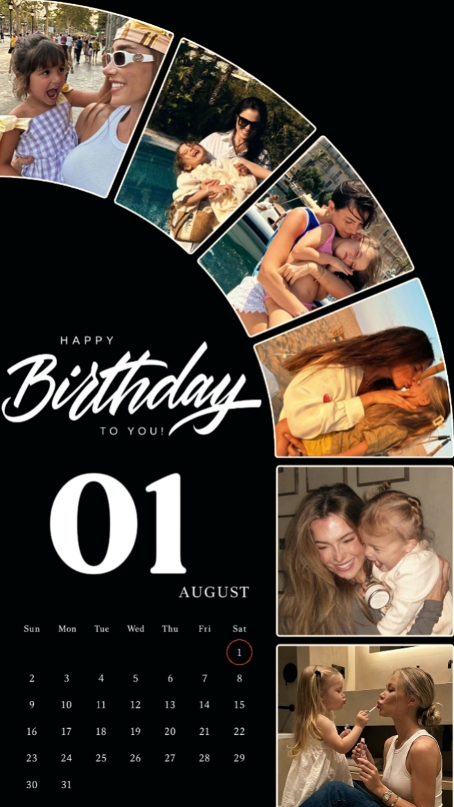 CUMPLEAÑOS HIJA 01 DE AGOSTO