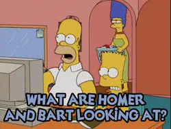 HOMER AND BART