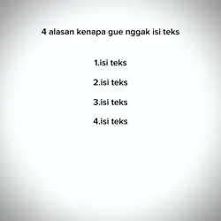 4 alasan