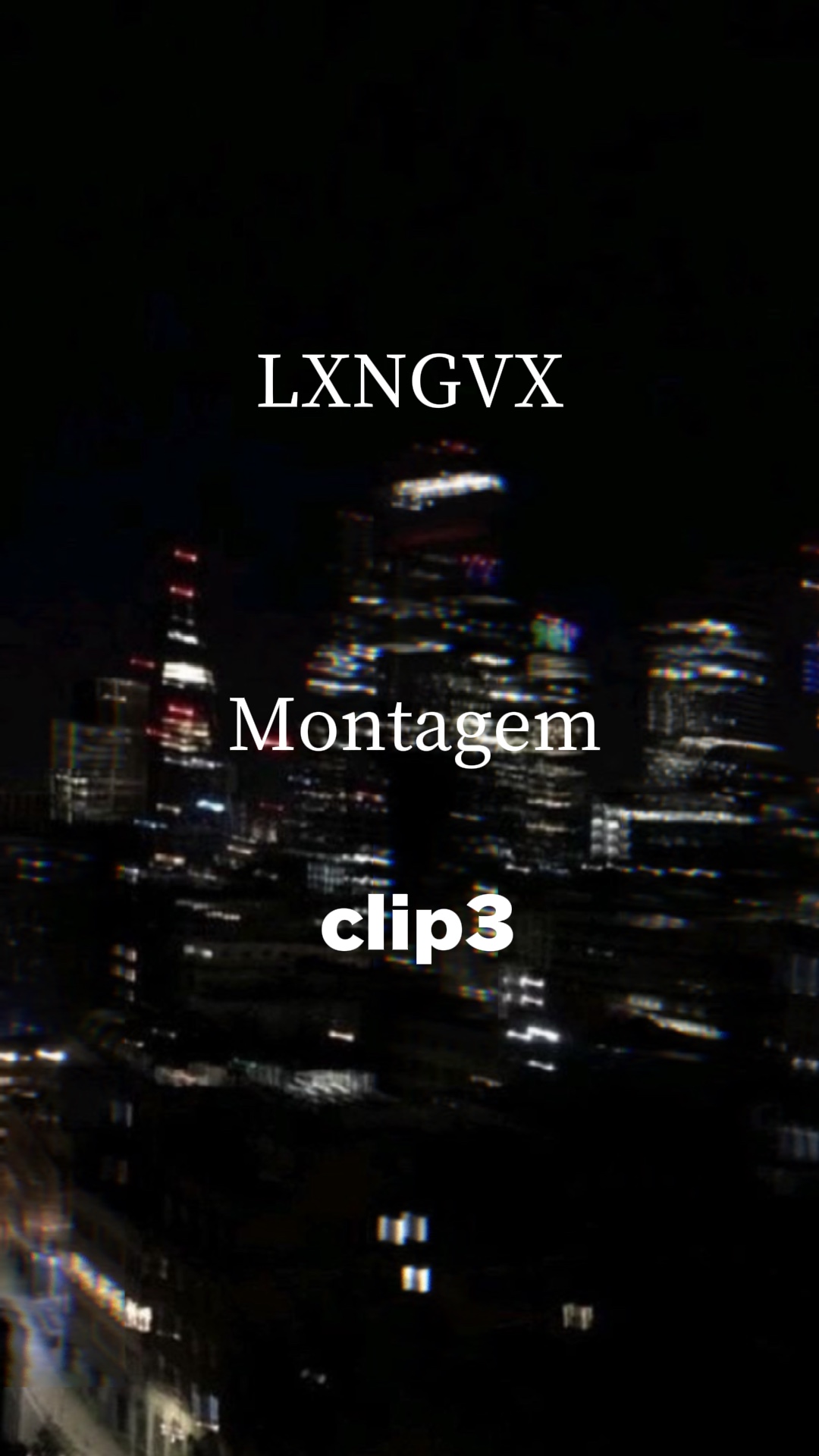 Montagem ng LXNGVX