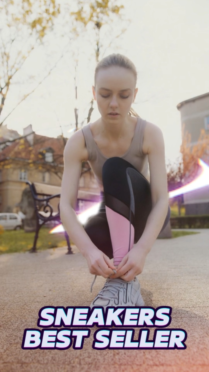 Sneakers Best Seller Business Ads dans le style TikTok