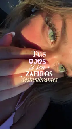 Tus ojos zafiros✨💕