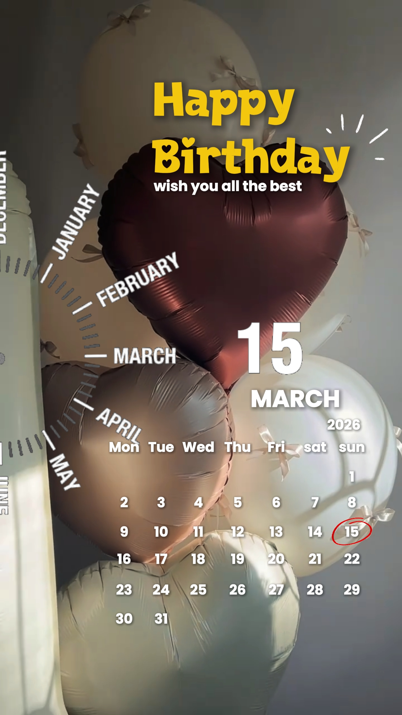 HBD 15 MARET 