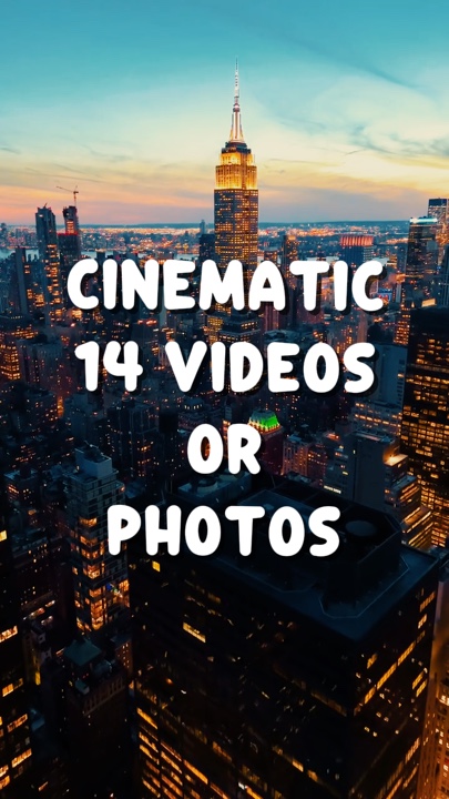 14 Cinematic Videos