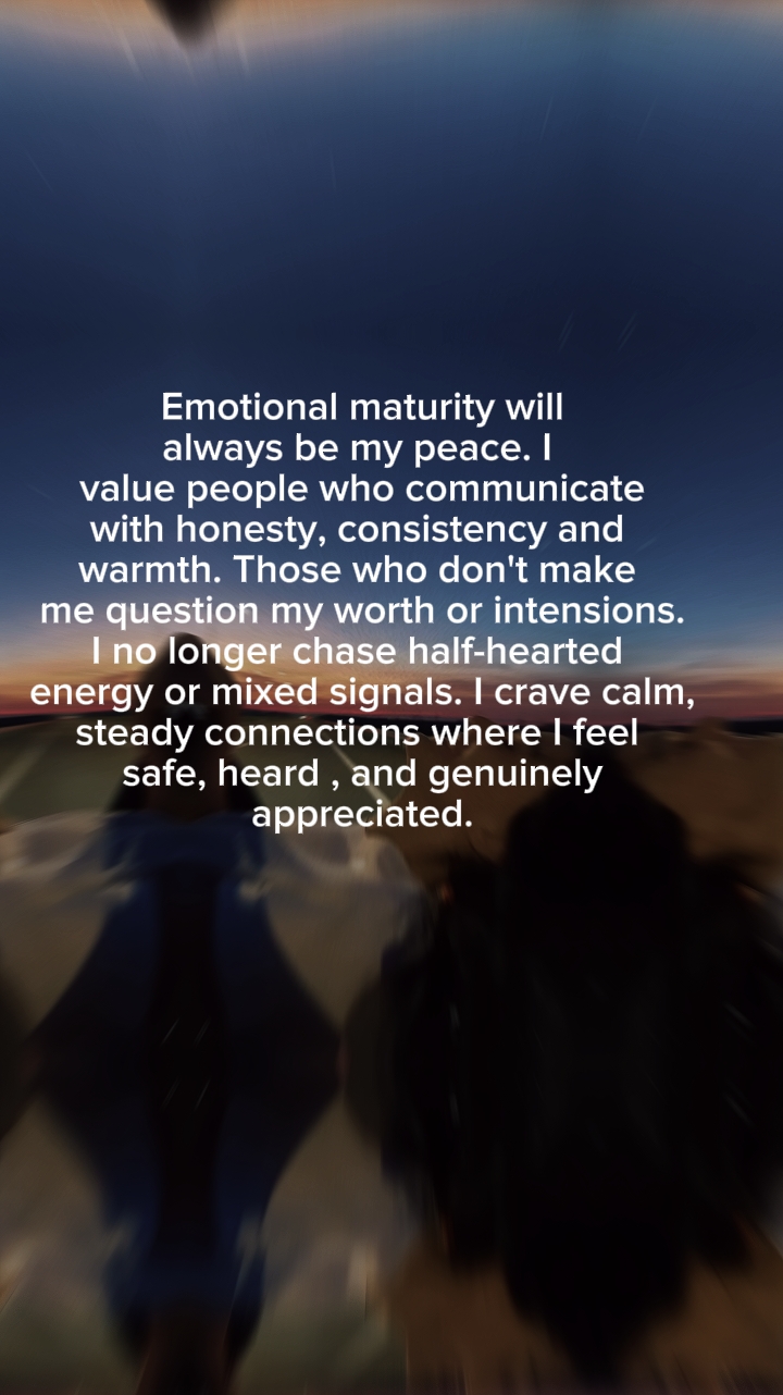 Maturidade Emocional 