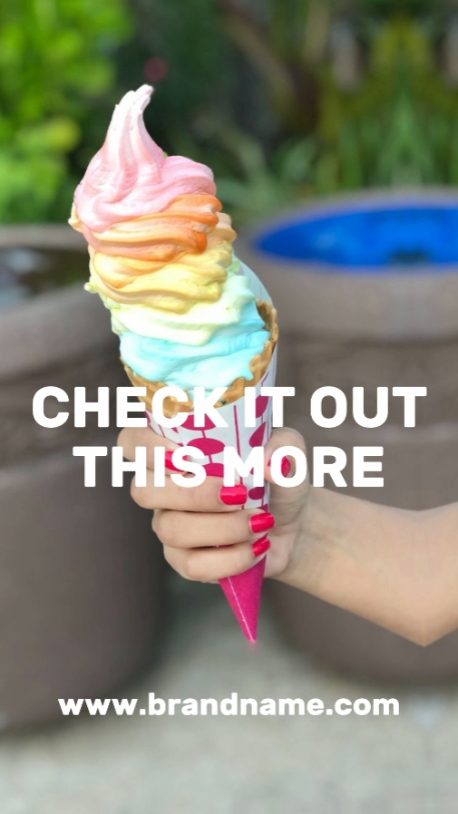 Ice Cream Product Display TT Style