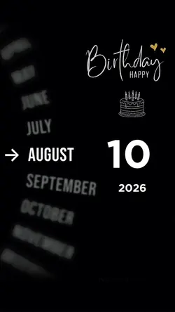 hbd 10 August 2026 