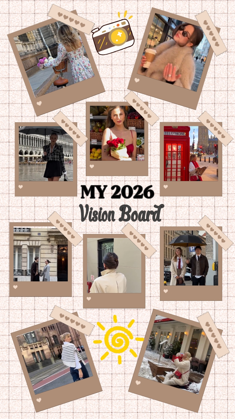 Mon tableau de vision 2026