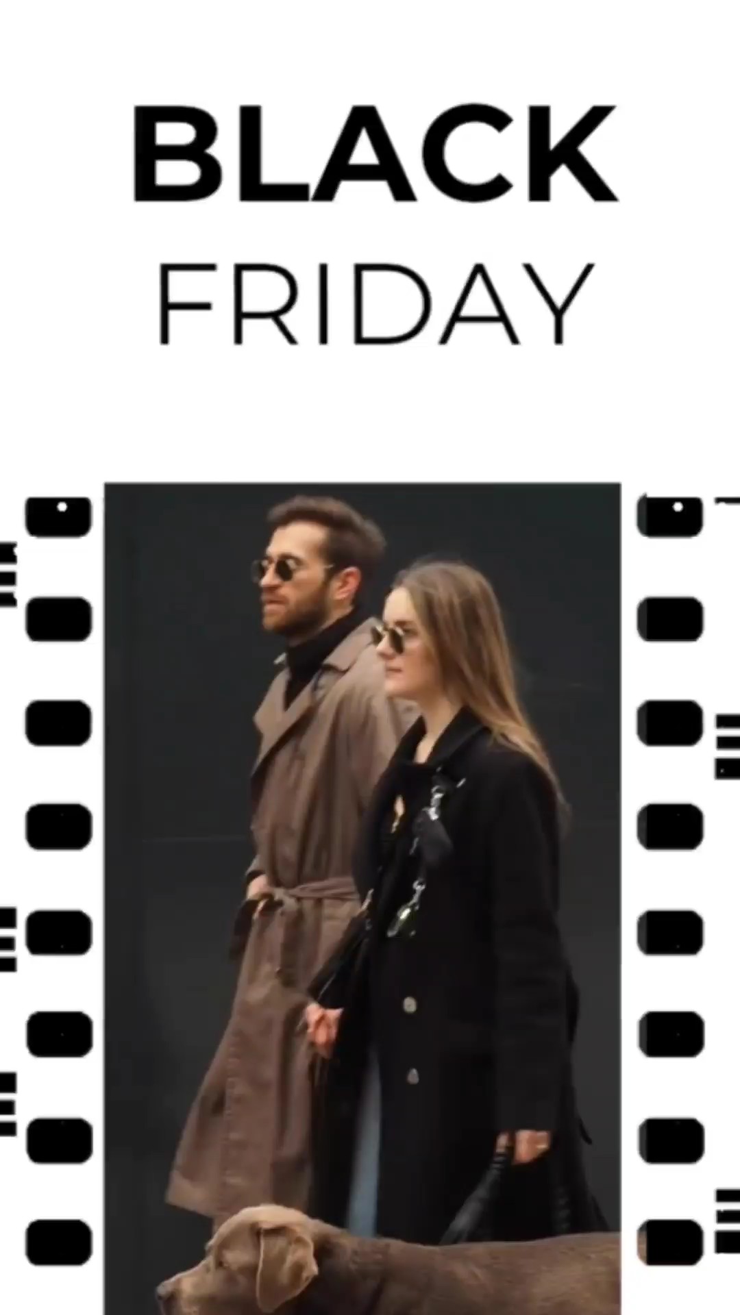 Industria De Productos De Ropa Pantalla Del Viernes Negro En Estilo TikTok 