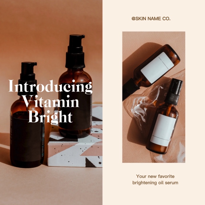 Beauty product ads