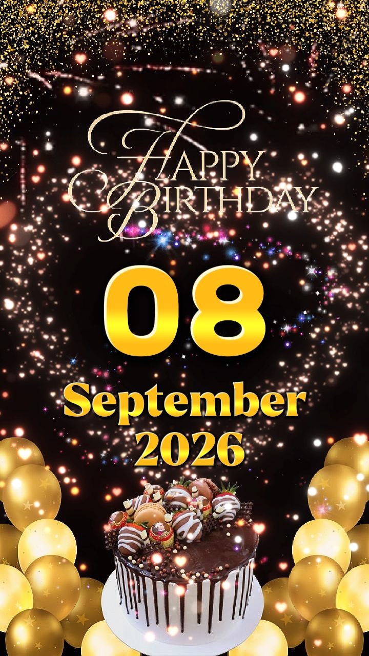 HBD 08 de septiembre de 2026