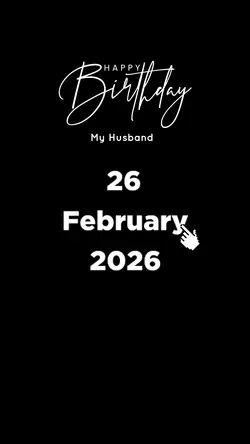 HBD HUSBAND 26 FEBRU