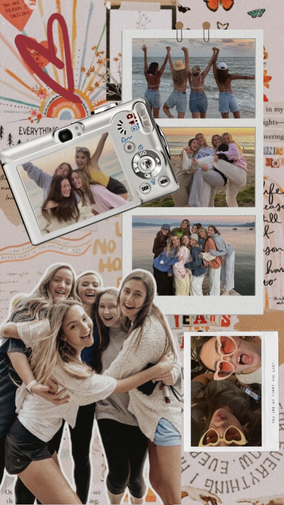 photo with friends