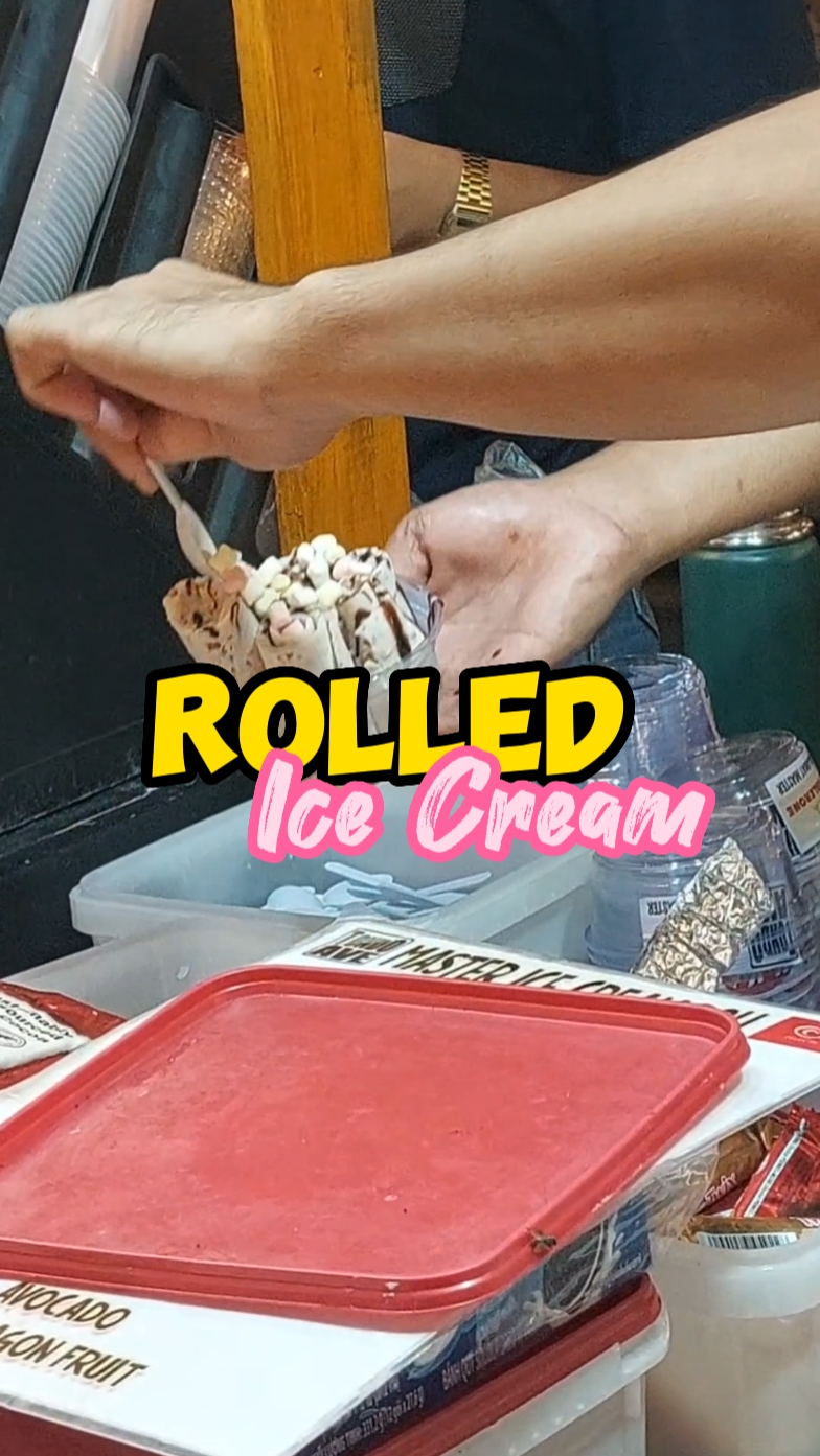 rolled ice cream
