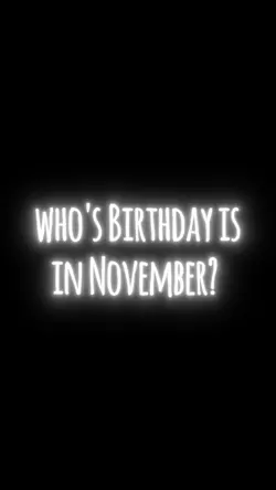 November Birthday 