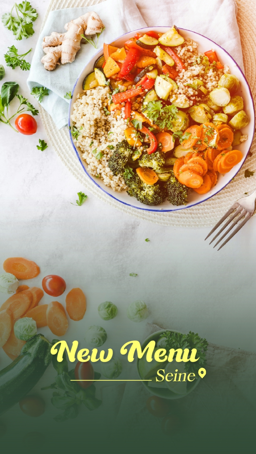 Nouveau menu alimentaire