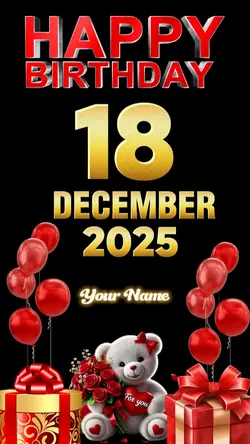 BIRTHDAY 18 DECEMBER