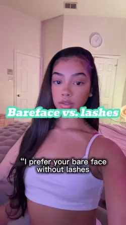 Bareface vs lashes