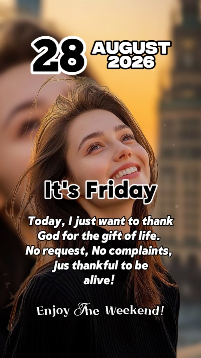it's Friday 