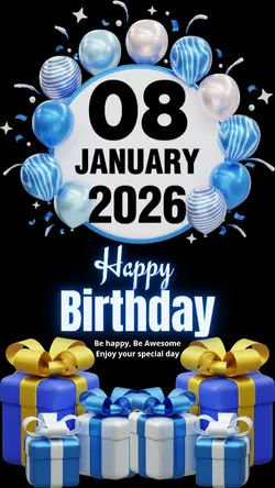 BIRTHDAY 8 JANUARY 