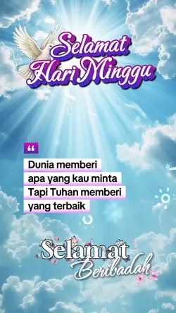 Selamat Hari Minggu 