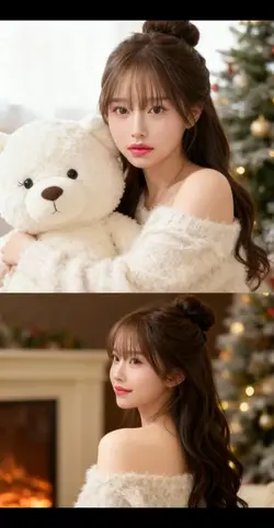 二分割 クリスマス 冬