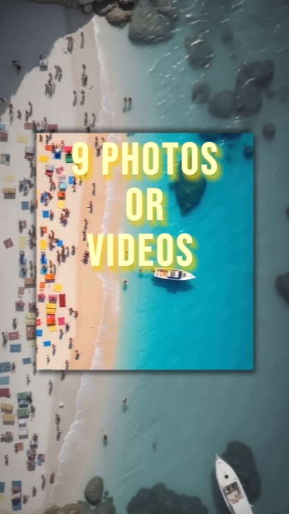 9 fotos ou vídeos 