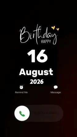 Hbd 16 August 2026 