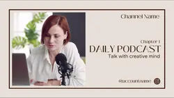 Beige Simple Podcast