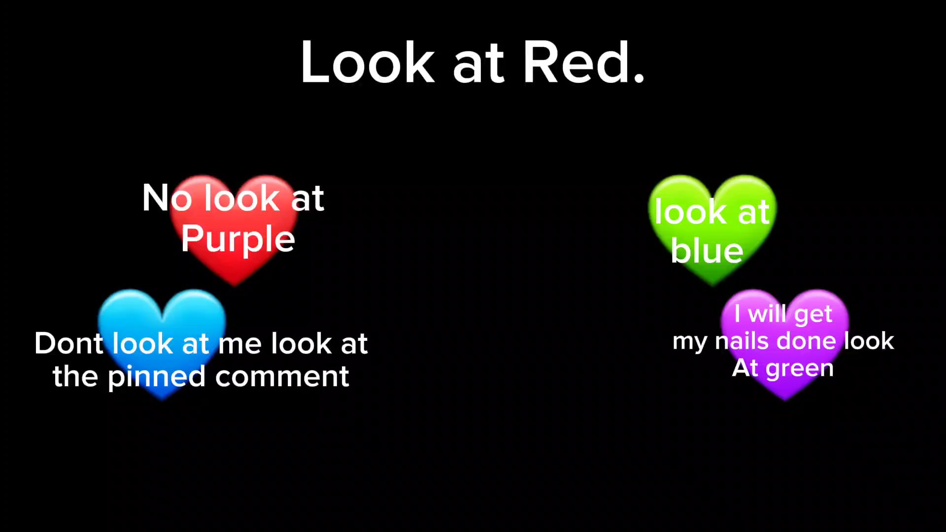 look at red.