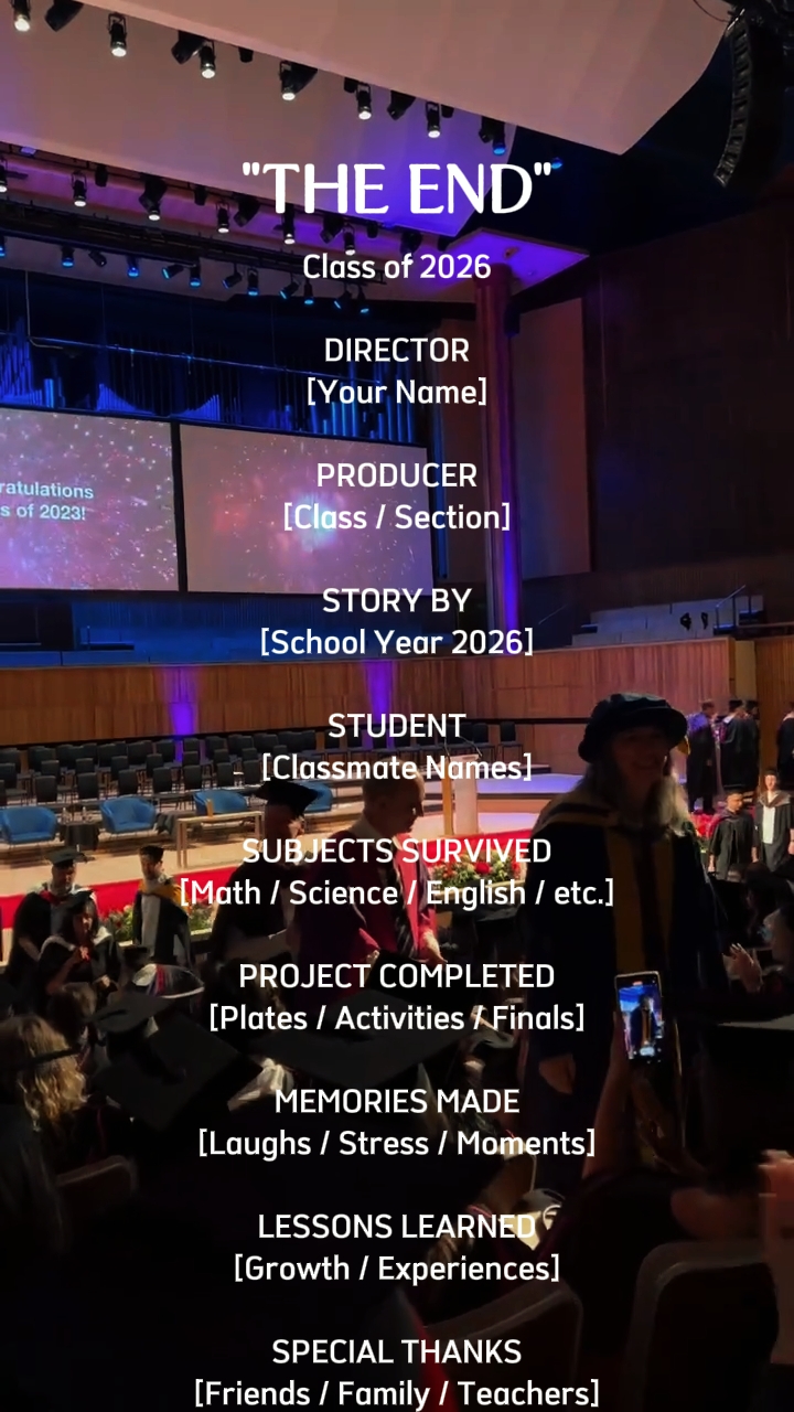 the end