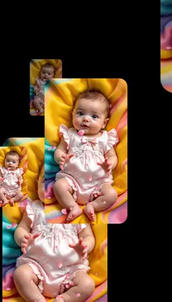 cute baby template