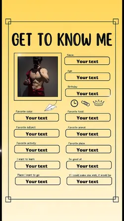 Get to know me
