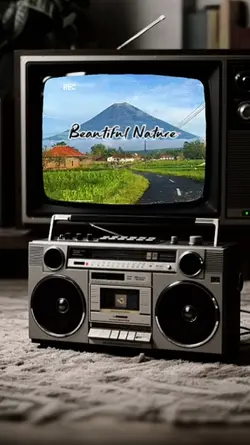 Vintage TV antenna 