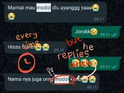 BUT HE REPLIES