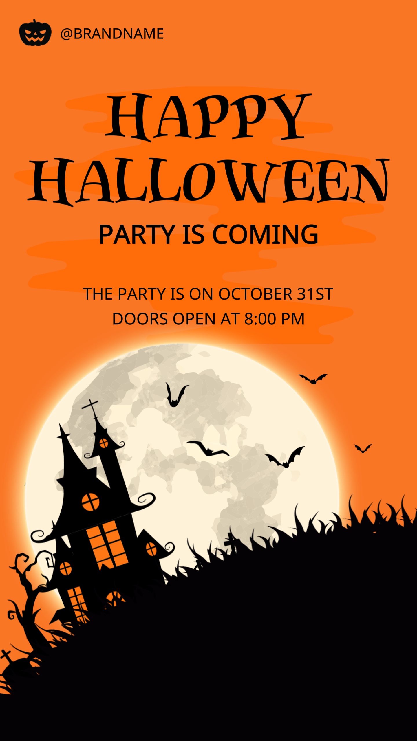 Halloween Party Dynamic Posters Template Promotion