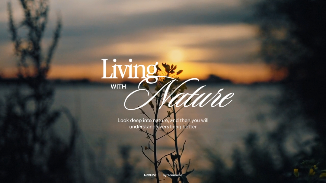 living with nature