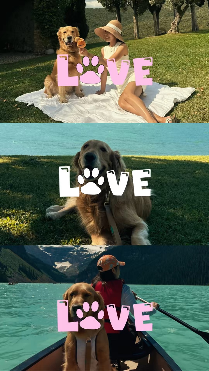 Ich liebe meinen Hund